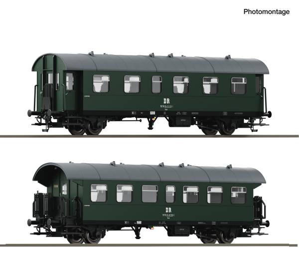 ROCO 6280085 - 2-tlg. Set: Personenwagen, DR